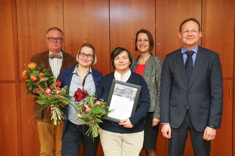 Verleihung des Thüringer Archivpreises an das Universitätsarchiv Ilmenau am 21.12.2017