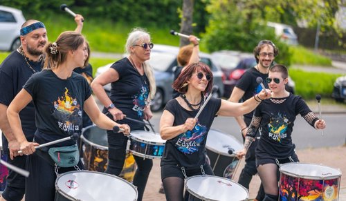 Gruppe der Trommler*innen